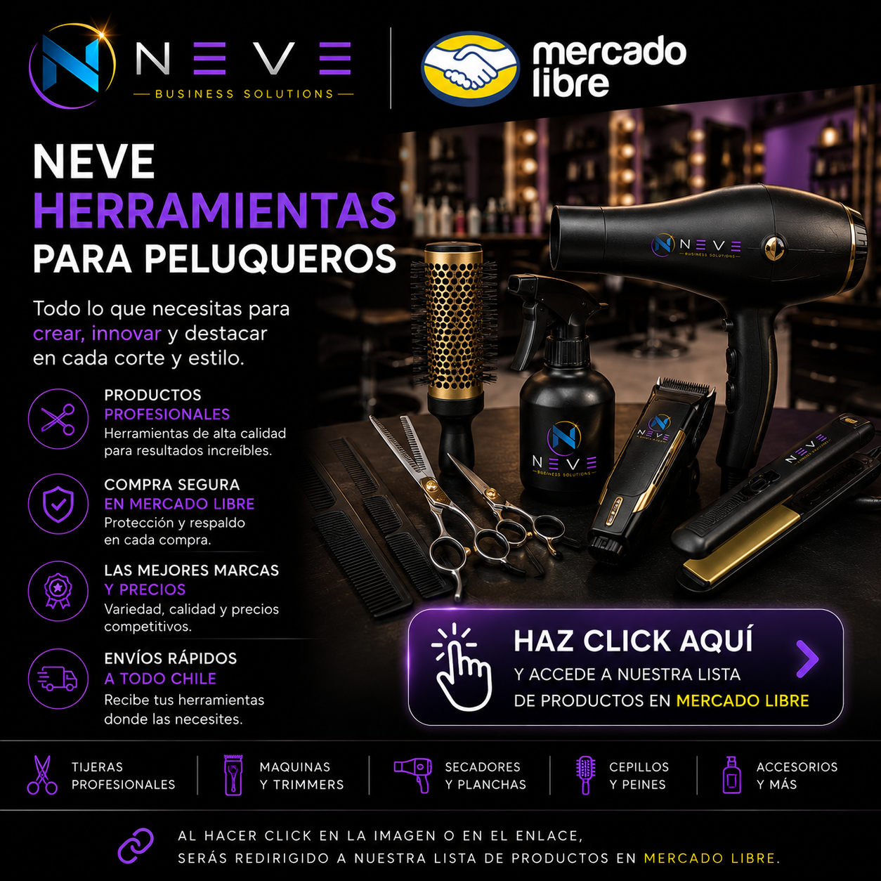 NEVE Herramientas para Peluqueros
